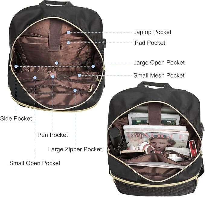 Laptop Backpack Purse for Women